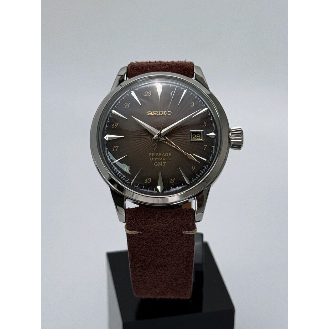 Custom Seiko Mod • Brown Rose Gold Cocktail Presage • 40.5mm